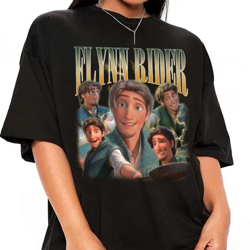 Vintage Flynn Rider Shirt Funny Tee, Tangled Rapunzel Princess Tee, Flynn Rider